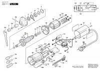 Bosch 0 601 210 703 Ggs 27 C Straight Grinders 230 V / Eu Spare Parts